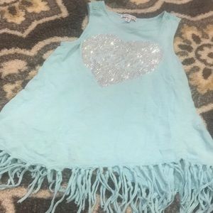Girls sparkly tank